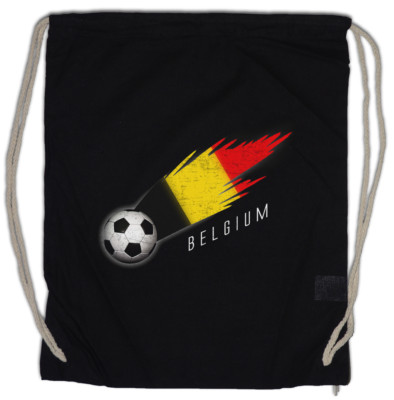 Belgium Football Comet I Turnbeutel belgische Flagge Fahne Fußball Belgien