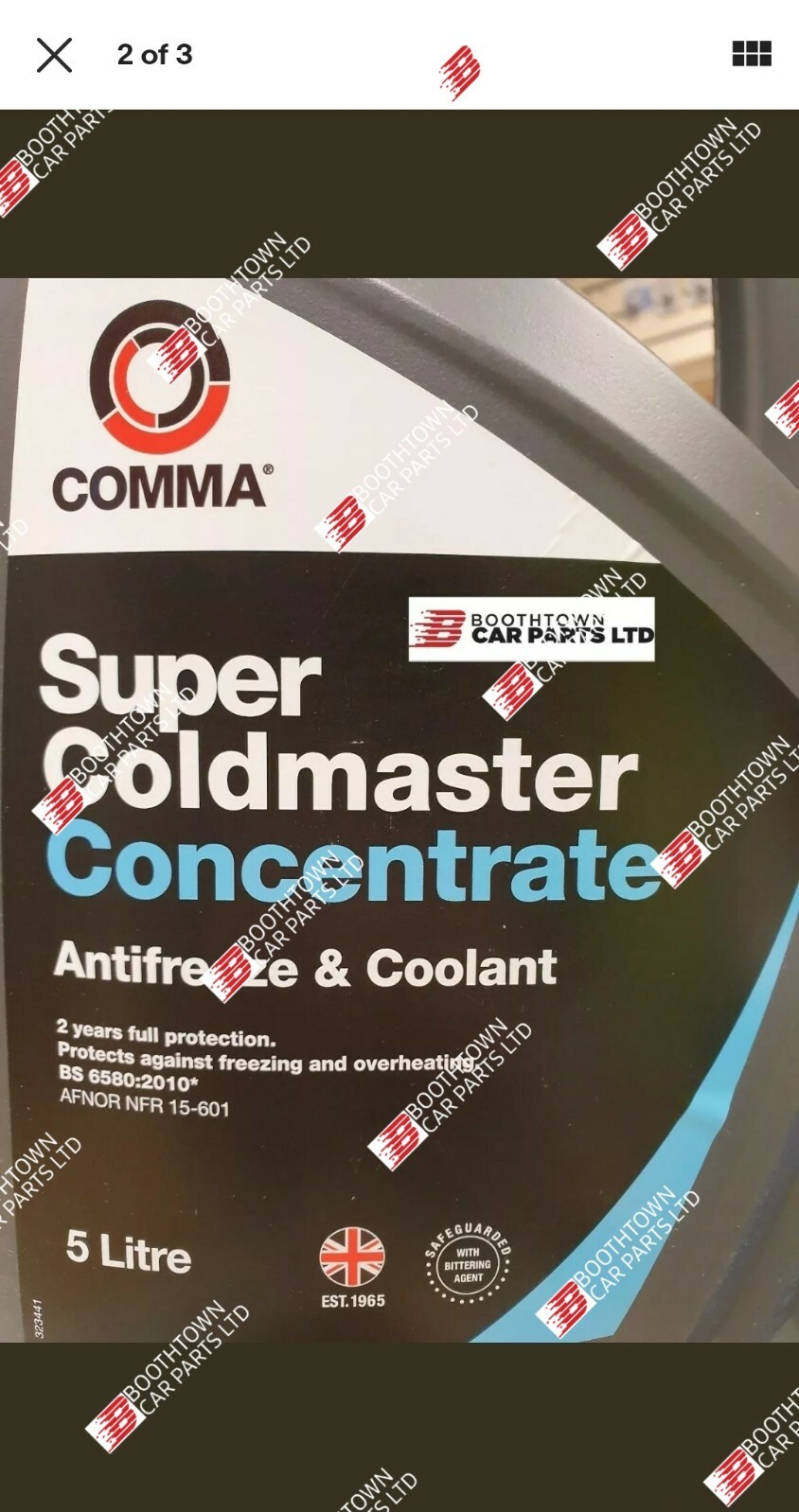 Comma Super Coldmaster Blue Antifreeze / Coolant Concentrate (SCA5L
