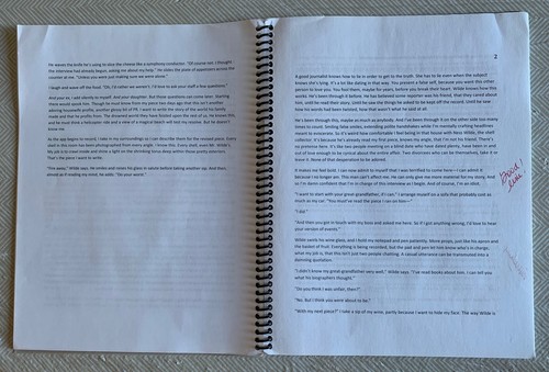 The Shell Collector by Hugh Howey SIGNED best Pot Luck - Early Manuscript Wool - Picture 4 of 11