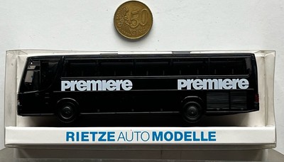 B524 Rietze 1:87 Bus Kässbohrer Setra S 315 HD PREMIERE Reisebus OVP schwarz H0