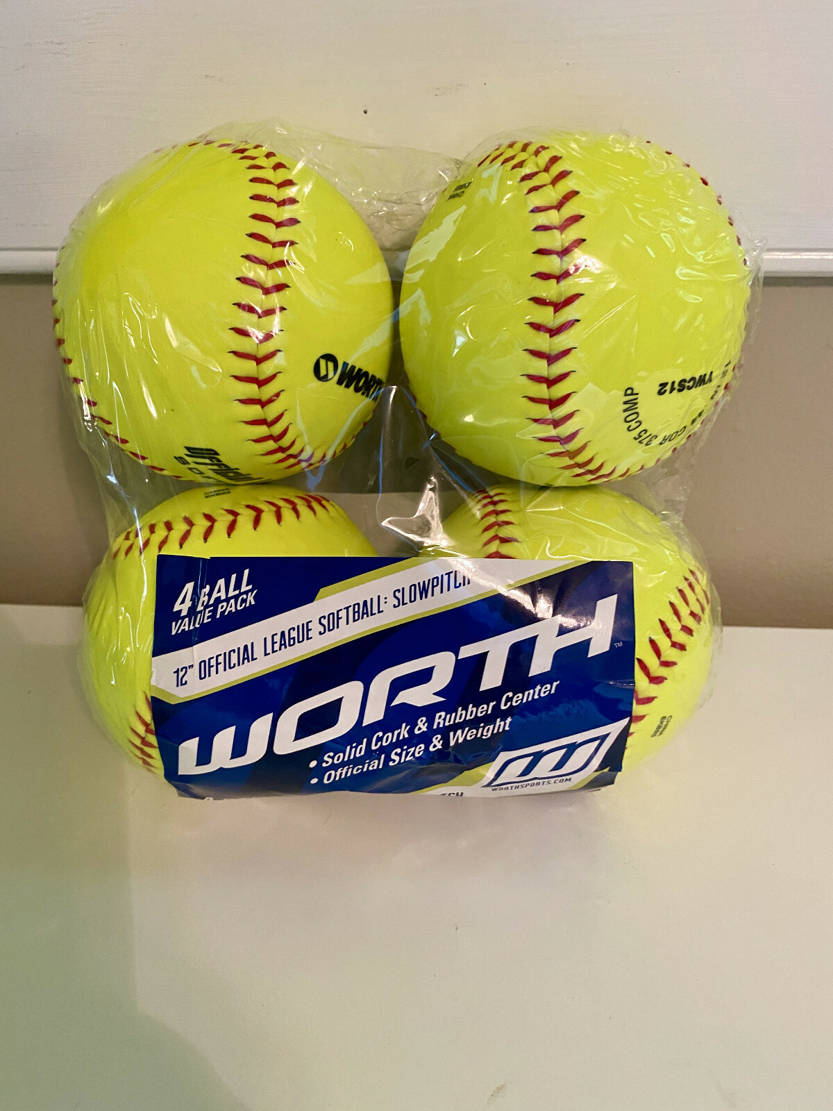 worth 12 inch softballs