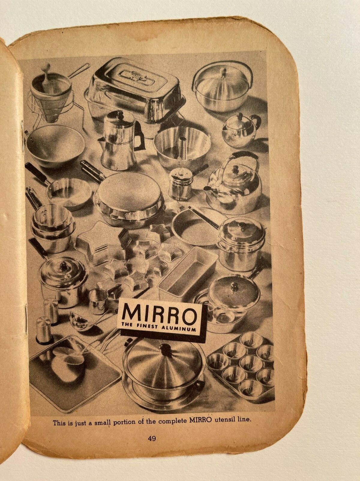 MIRROMATIC Pressure Pan Booklet Instructions Recipes, Vintage 1946