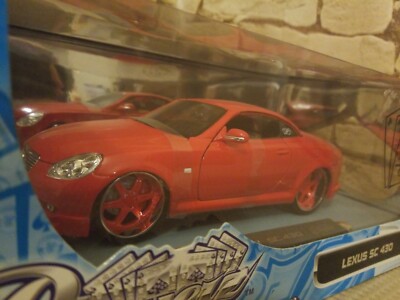 Maisto Playerz Lexus SC 430 Diecast Car 1/18 Scale Red for sale
