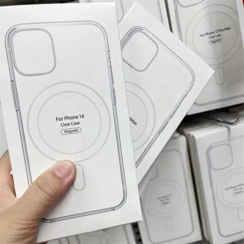 Per iPhone 15 14 13 12 Pro Max Plus Custodia Originale Trasparente con MagSafe - Zdjęcie 1 z 9