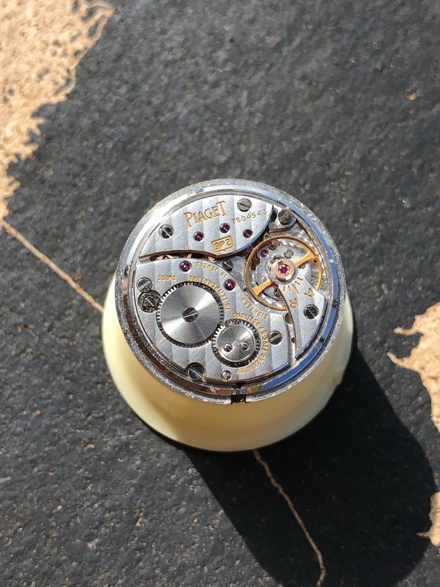 Piaget Cal 9P2 Movement Not Working Parts Repair Vintage Watch View 5