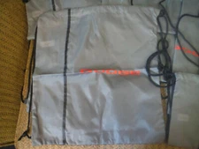 DODGE Gray & Black Drawstring Bag - 16" x 14"