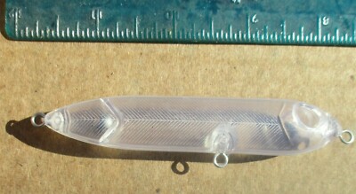clear fishing lures NEW* CLEAR CIGAR 4
