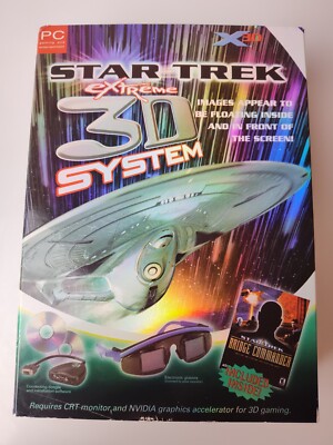 X3d Star Trek Extreme 3D System + Star Trek Bridge Commander 2002 For PC