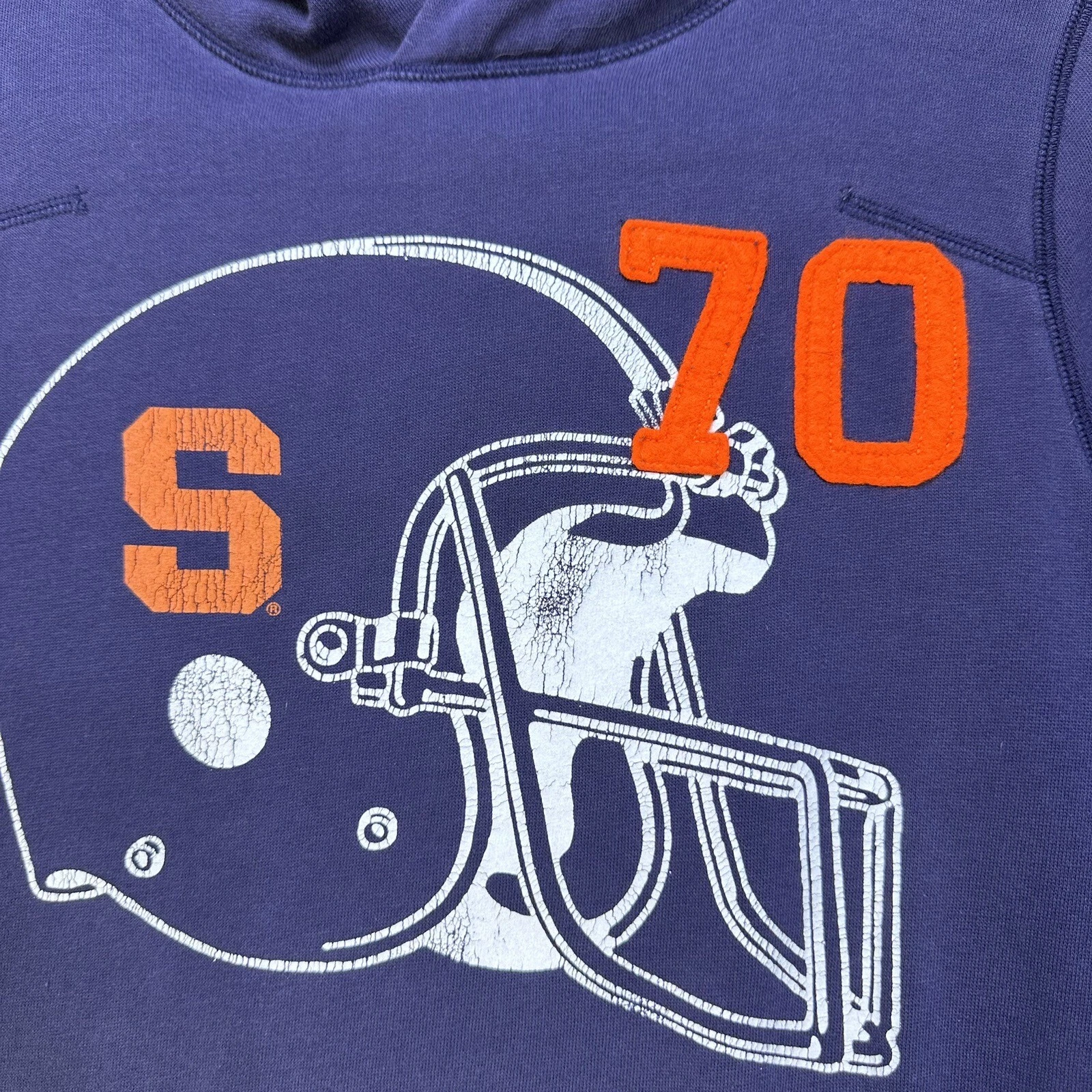 UNDERCOVER Felpa con cappuccio SYRAC UNIVERSITY taglia XS arancione NATION VICTORIA SECRET ROSA