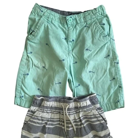 OSHKOSH B’GOSH LANDS END FADED GLORY Lote de 4 pares de pantalones cortos niños talla 10 Foto 4 de 4