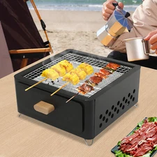 Outdoor BBQ Grill Tabletop Barbecue Grill for Outdoor Cooking Camping Picnics