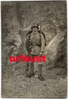 German WWI Steel Helmet Soldier Rifle Backpack Spade Photo