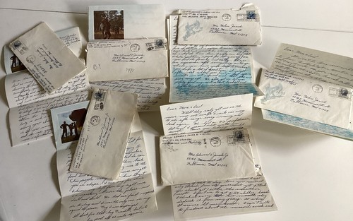 VTG Lot Handwritten Soldier Letters Home  Fort Jackson Vietnam Letterhead 1960s