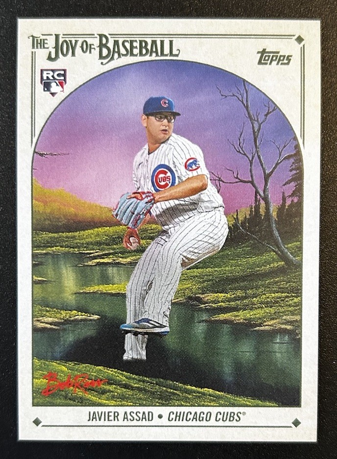 #16 Javier Assad RC Chicago Cubs 2023 Topps X Bob Ross Rookie RC