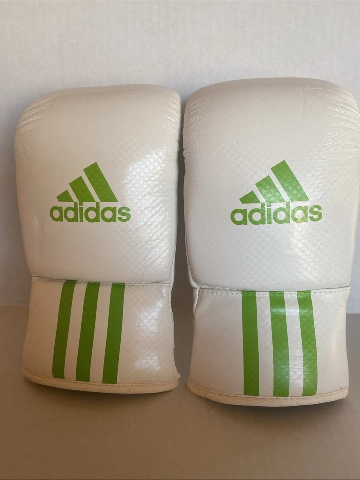 Adidas Performance Response Bolsa de Boxeo Guantes S/M Blanco/Verde PU3G Innovación Foto 2 de 4