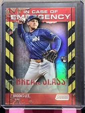 Brooks Lee 2025 Topps Stadium Club In Case Of Emergency Rookie #ICE-20