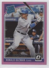 2018 Panini Donruss Optic Rated Pink Prizm Ronald Guzman #49 Rookie RC d1f