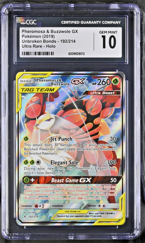 Pheromosa & Buzzwole-GX graded CGC 10 for sale on eBay