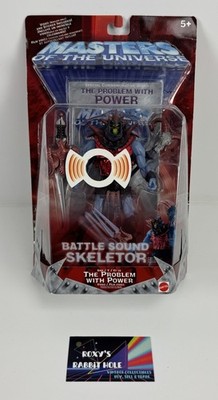Masters Of The Universe 200x Battle Sound Skeletor Fig MOTU He-Man With VHS.