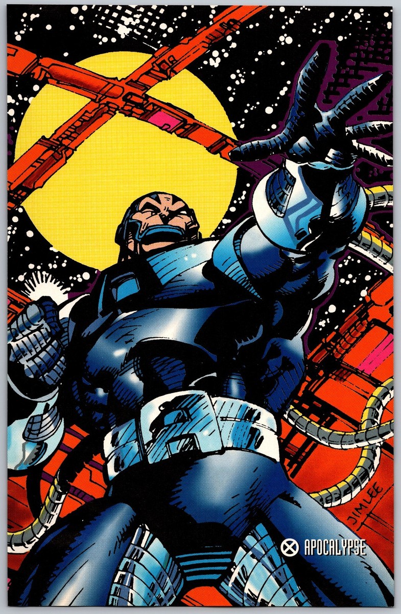 Psylocke Apocalypse X-Men Trading Cards Comic Poster Art Pin-Up
