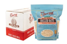 Bob's Red Mill Organic Quick Cooking Rolled Oats, 32oz 32 Ounce (Pack of 4) 