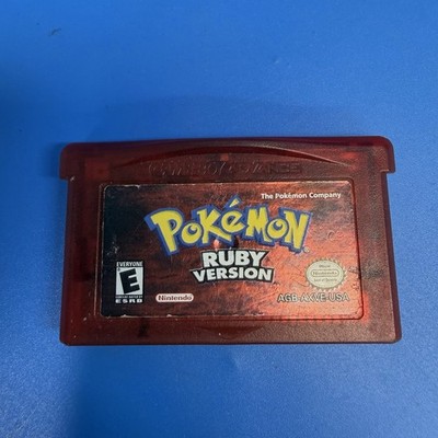 Original Pokémon Ruby Version Nintendo Game Boy Advance GBA Authentic Tested