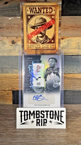 Isaiah Collier 2026 Topps Signature Class Basketball Shadow Scripts Auto TR