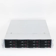 Supermicro CSE-826BE1C-R920LPB 12-Bay 3.5" SAS3 12Gbps 2U Server Chassis w/ NVME