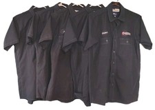 Lot Of 5, Dark Blue, Medium Short Sleeve Work Shirt Cintas Comfort Flex Pro