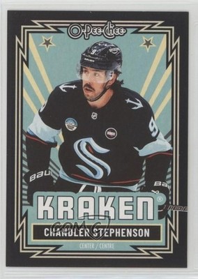 2025-26 O-Pee-Chee Retro Black Border 33/100 Chandler Stephenson #494 2d8