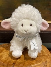 Aurora Baby Blessings Collection Lamb 2018 White 6.5" Jesus Loves Me New WO/Tags