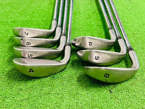 Nike Sling Shot Iron Set 4-9+PW RH True Temper Sling Shot Stiff Steel EL634 - Picture 5 of 9
