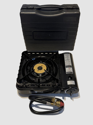 Gas One GS-3900P Portable Dual Fuel Stove 15000 BTU Butane Propane NEWOpen Box
