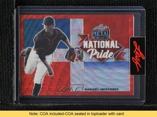 2021 Leaf Metal Draft National Pride 1/1 Manuel Mercedes #NP-MM1 READ 2q0