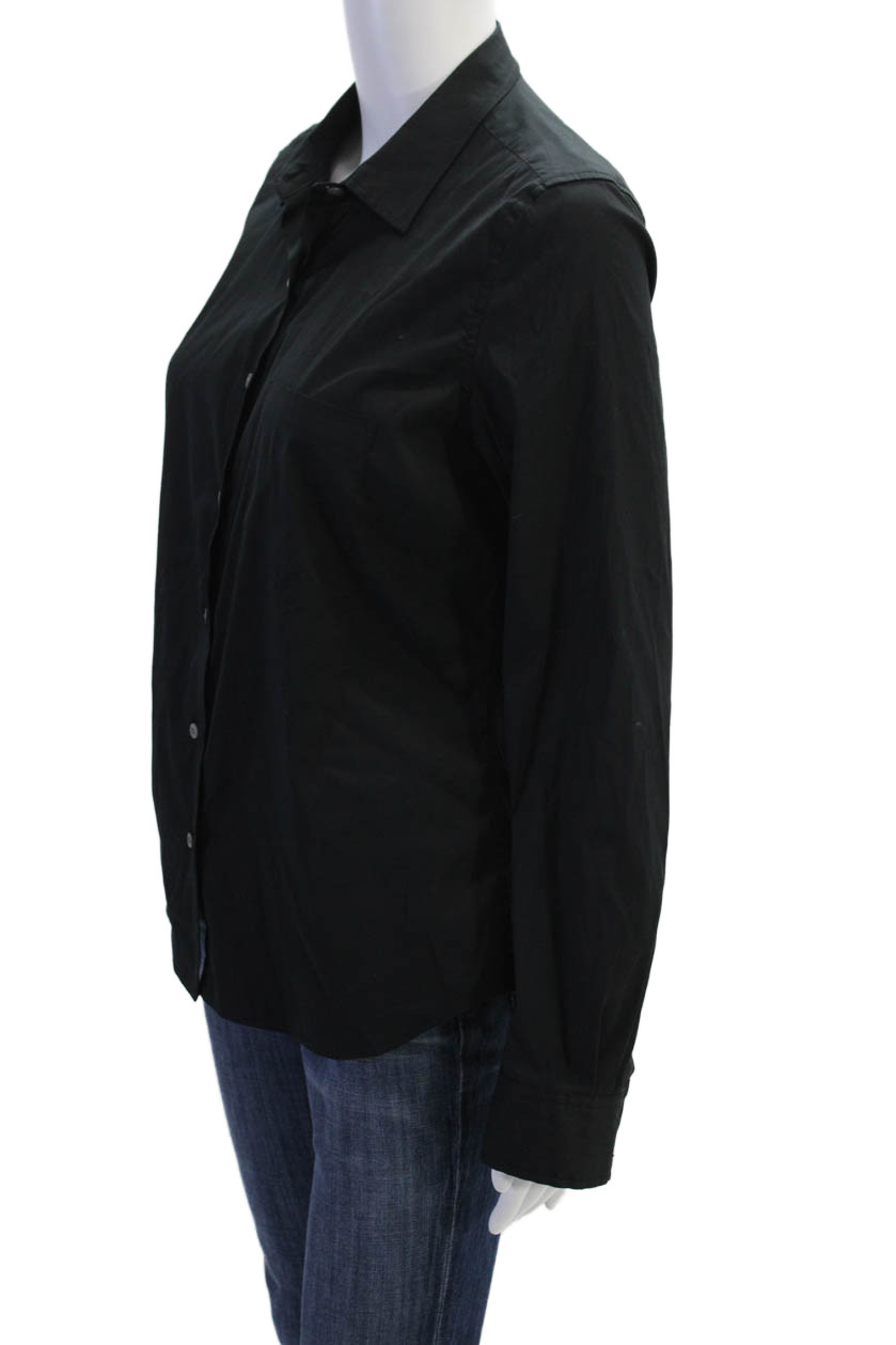 Untuckit Women Basic Black Collared Button-Up Shi… - image 2