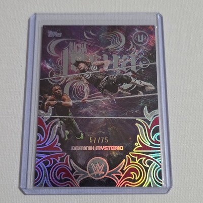 2026 Topps Universe WWE Dominik Mysterio Lucha Lucha Lucha /75 #LLL-13
