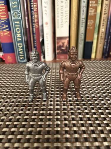Vintage 1950s Ajax Archer Hard Plastic Spacemen 3" Spaceman Action Figures