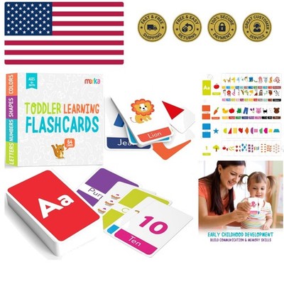 Toddler Flash Cards - Interactive Alphabet Learning with Alphabet Flash Cards...