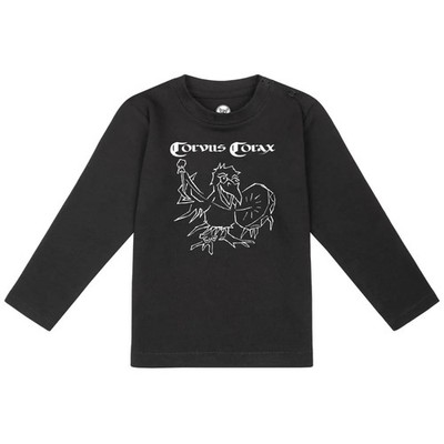 Corvus Corax (Drescher) - Baby Longsleeve, schwarz, mehrfarbig Neu