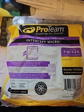 GoFit 3 Intercept Micro Filter Bag 3 Quart Backpack Vacuum Bag 10Pack…