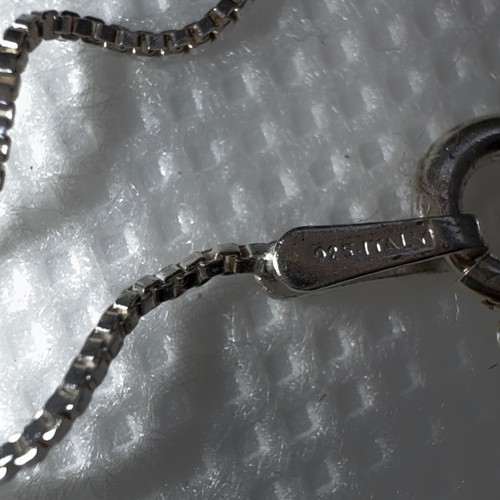 STERLING SILVER Italy HEART NECKLACE (FRIENDS) BE INSPIRED 18” NEW BOX-VTG - Picture 4 of 4