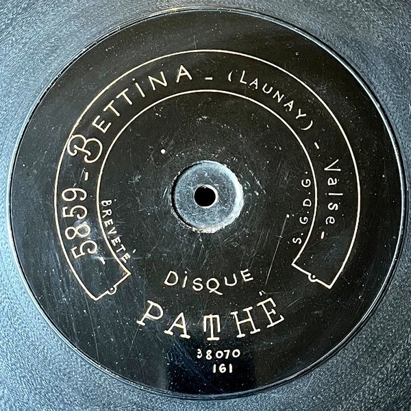Disque Pathe 50 cm Lucette 5806 - Bettina 5859 - Image 4 of 4