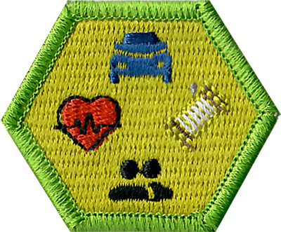 Test Lab Merit Badge LIFE SKILLS patch - 1-1/2 inch