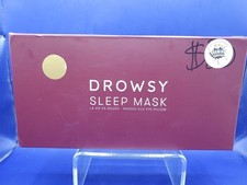 Drowsy Sleep Mask La Vie En Rouge Padded Silk Eye Pillow NEW IN BOX