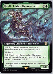 Haldir, Lorien Lieutenant (Extended Art) #122 Commander: The Lord of the Rings: Tales of Middle-earth