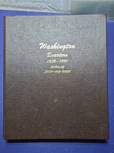 Dansco 8140 Washington Quarters 1932-1991 inkl. Proofs leeres gebrauchtes Münzalbum