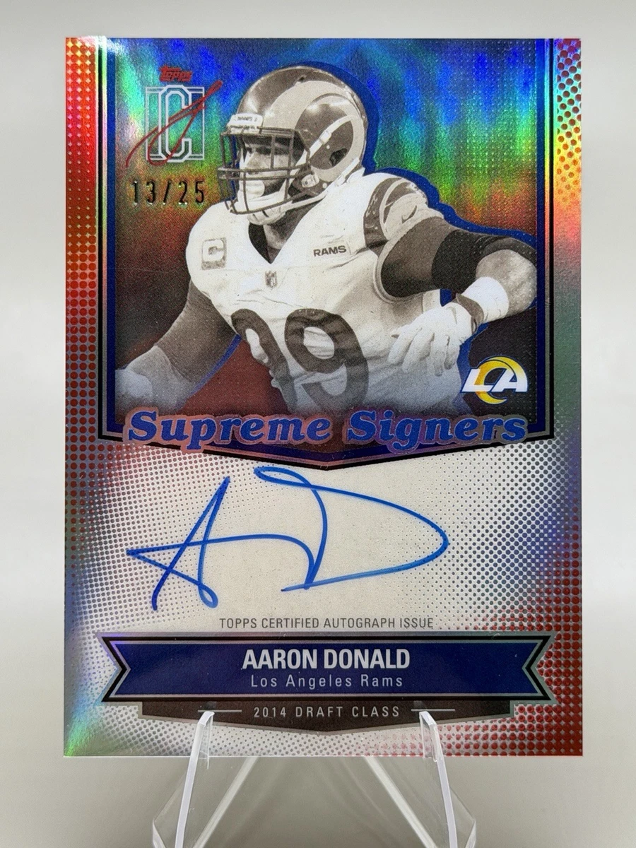 Topps Aaron Donald Football Sports Trading Card Singles for sale