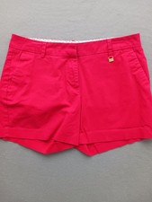 Nautica Women Shorts Size 8 Pink Chino Cotton Classic Stylish Comfortable