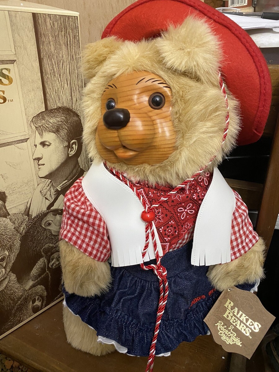 熊木彫りテディベアRobert raikes bears木製海外作家レイクスベア