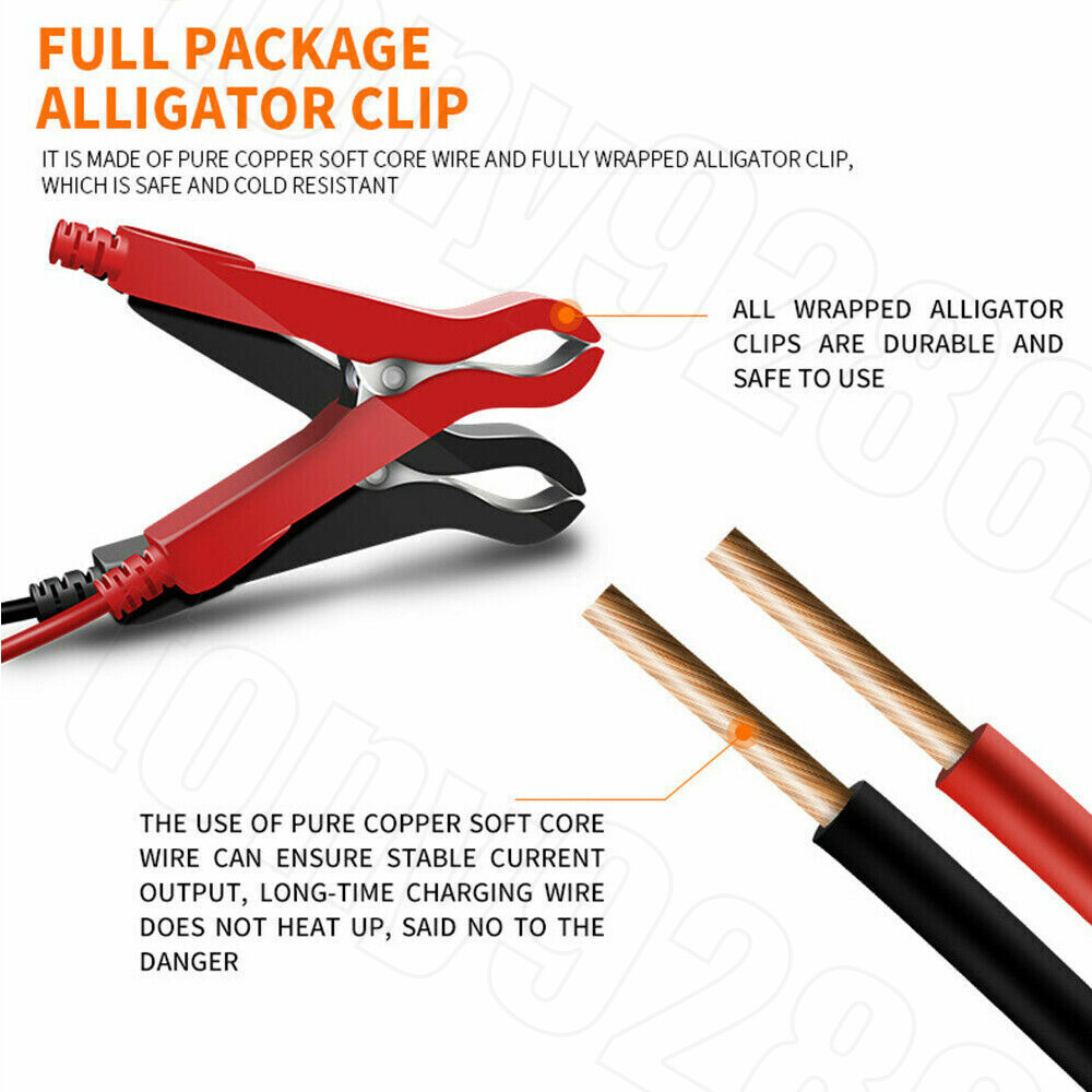 12V 24V Car Battery Charger Lead-acid AGM GEL& Lithium LiFePO4 Battery Repair — image 2